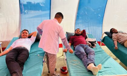 छत्रकोट मेडिकल हलको स्थापना दिवसमा रक्तदान सम्पन्न, ८४ जनाले गरे रक्तदान