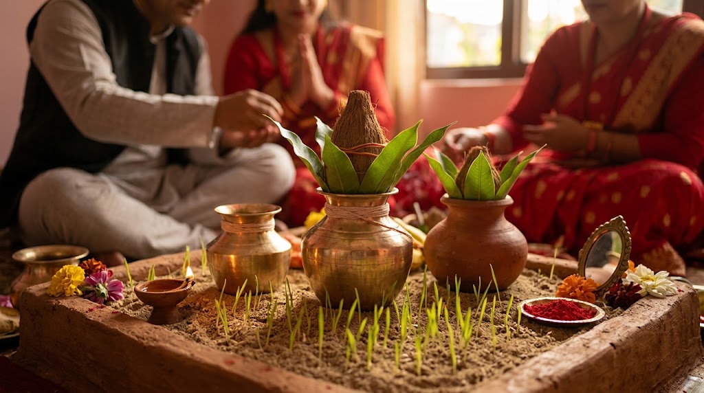 आज दशैंको पहिलो दिन, घरघरमा घटस्थापना गरिदै