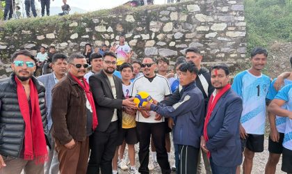 चन्द्रकोट २ मा प्रथम वडा अध्यक्षकप सुरु, सांसद खरेलद्धारा उद्घाटन